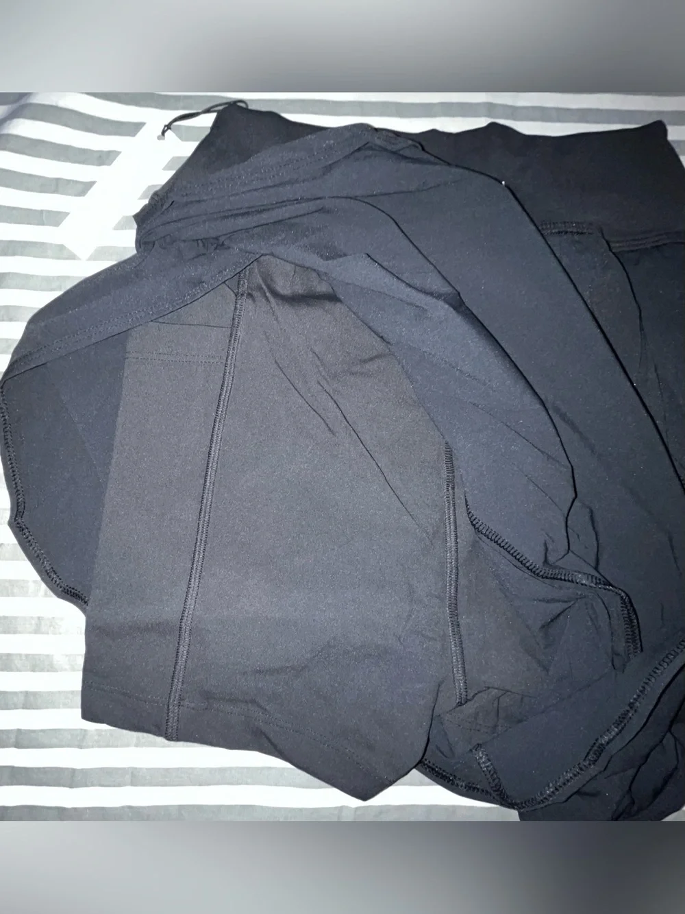 Paragon Fitwear RecStretch Apex Sports Bra & AirLift Track Short in Black Size M